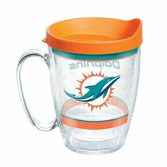 Tervis Miami Dolphins 16oz. Tradition Classic Mug 3 Tervis Miami Dolphins 16oz. Tradition Classic Mug
