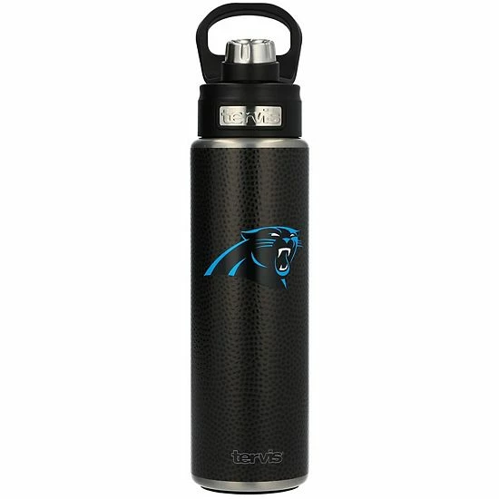 Tervis Carolina Panthers 24oz. Wide Mouth Leather Water Bottle 3 Tervis Carolina Panthers 24oz. Wide Mouth Leather Water Bottle