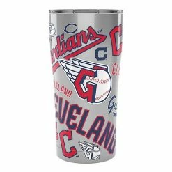 Tervis Cleveland Guardians 20oz. All Over Stainless Steel Tumbler With Slider Lid