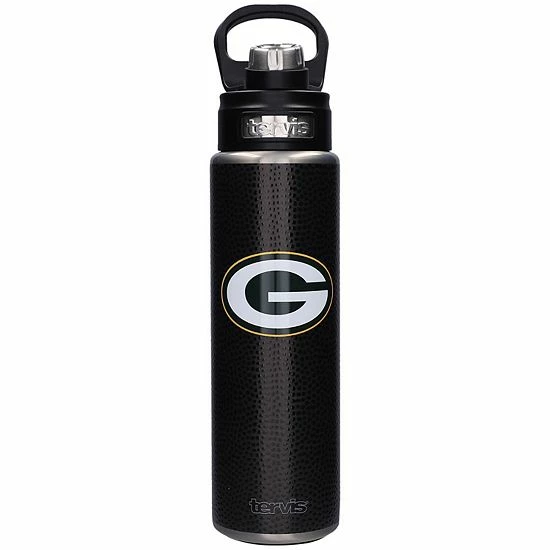 Tervis Green Bay Packers 24oz. Wide Mouth Leather Water Bottle 3 Tervis Green Bay Packers 24oz. Wide Mouth Leather Water Bottle