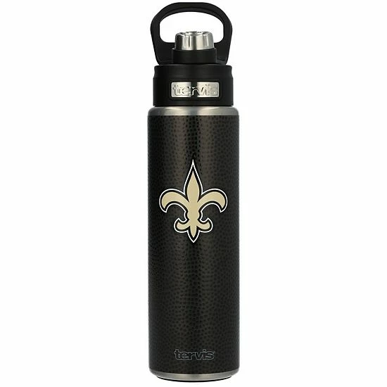 Tervis New Orleans Saints 24oz. Wide Mouth Leather Water Bottle 3 Tervis New Orleans Saints 24oz. Wide Mouth Leather Water Bottle