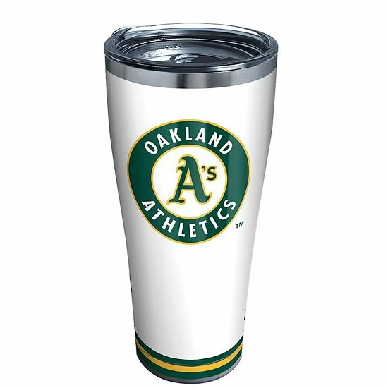 Tervis Oakland Athletics 30oz. Arctic Stainless Steel Tumbler 3 Tervis Oakland Athletics 30oz. Arctic Stainless Steel Tumbler