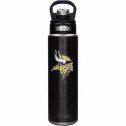 Tervis Minnesota Vikings 24oz. Wide Mouth Leather Water Bottle