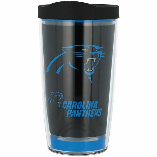 Tervis Carolina Panthers 16oz. Touchdown Tumbler With Lid 3 Tervis Carolina Panthers 16oz. Touchdown Tumbler With Lid